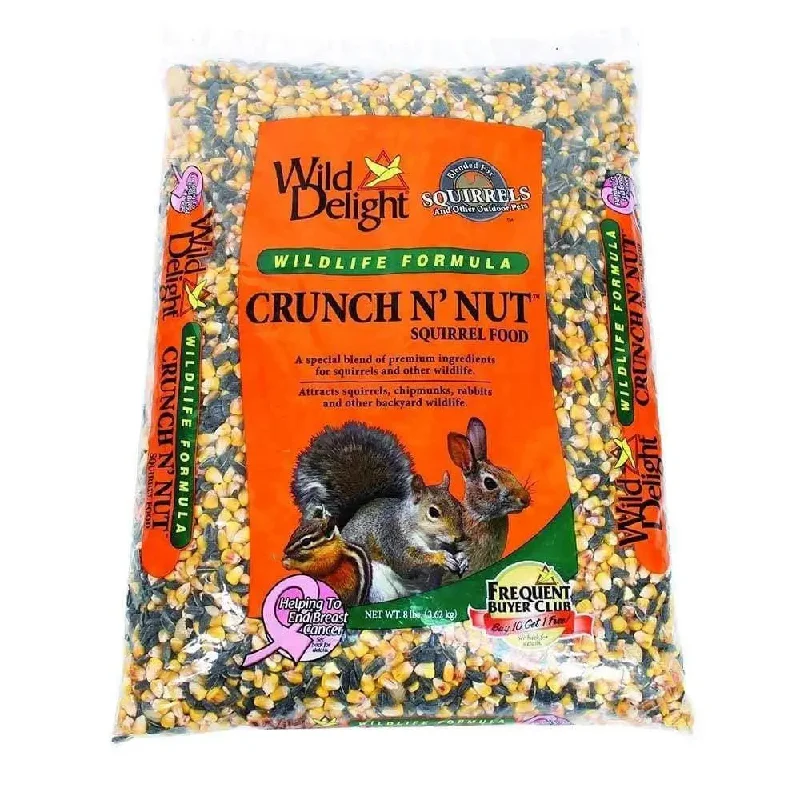 Wild Delight® Wildlife Formula Crunch N’ Nut® Squirrel Food for Outdoor Pets 8 Lbs