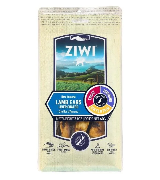 Ziwi Peak Lamb Ears Oral Health Chews For Dogs